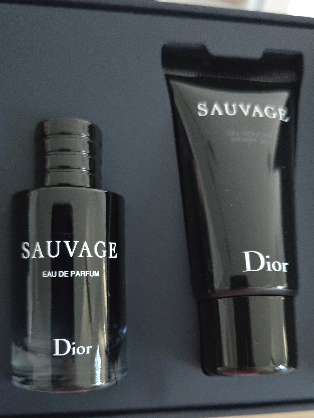 Brand New in box Dior Sauvage Mens Set Dior Sauvage set with a sleek black box